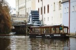 Patentní člun Vodouch Zdeňka Bergmana v zimní Čertovce | Pražské Benátky