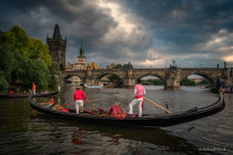 Benátské gondoly při Svatojánských slavnostech NAVALIS 2018 | Pražské Benátky | Gondola