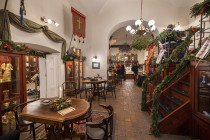 Barokní kavárna v Muzeu Karlova mostu | Pražské Benátky | Vánoce v Pražských Benátkách